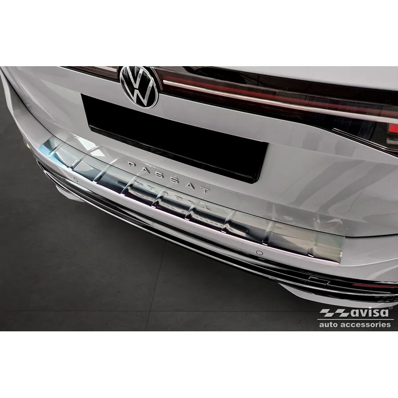 Avisa RVS Achterbumperprotector passend voor Volkswagen Passat Variant (CJ5) 2023- - Zilver