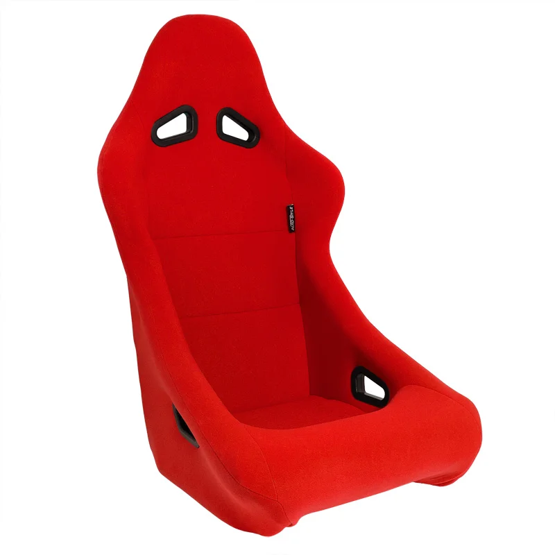 AutoStyle Sportstoel 'Zandvoort' - Rood - Vaste rugleuning - incl. sledes