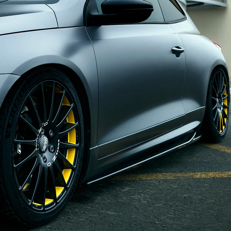 Oneway Set Sideskirts passend voor Volkswagen Scirocco R Facelift 2014-2017 – Glanzend zwart