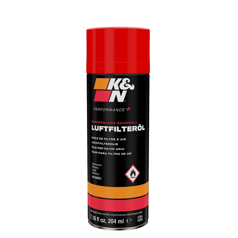 K&N Performance Cotton Filter Oil - Luchtfilterolie Spuitbus 204ml (99-0506EU)