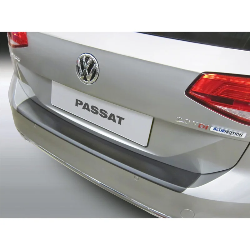 RGM ABS Achterbumper beschermlijst passend voor Volkswagen Passat 3G Variant 2014-2019 Zwart