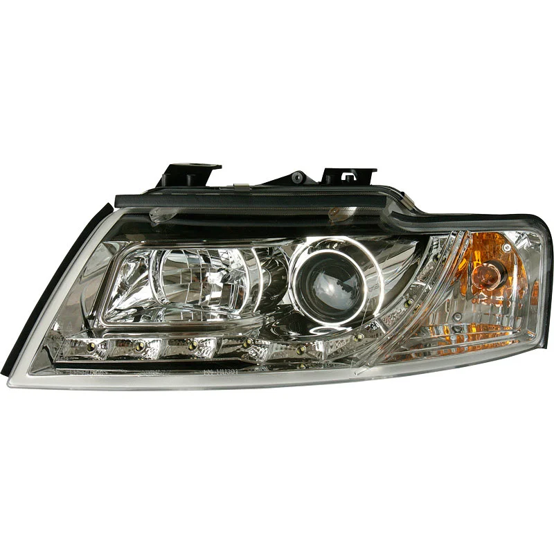 AutoStyle Set Koplampen in DRL-Look passend voor Audi A4 B6 Cabrio 2002- – Chroom