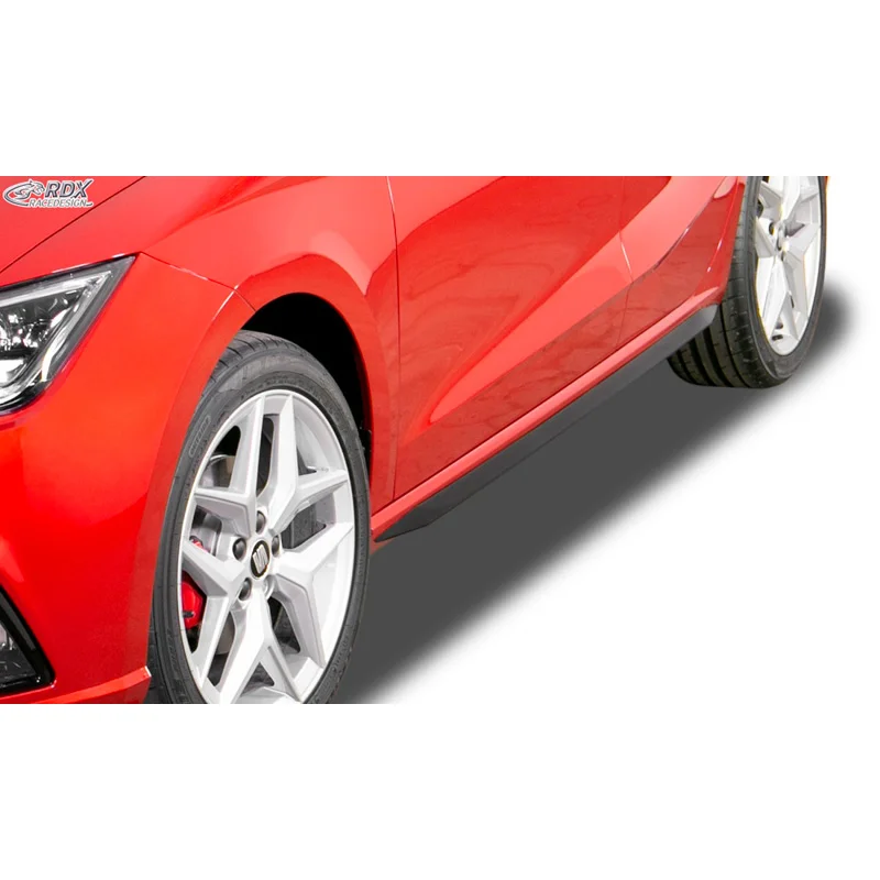 RDX Sideskirts ‘Slim’ passend voor Seat Ibiza 6F 2017- incl. FR (ABS zwart glanzend)