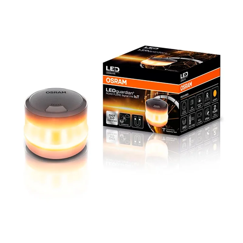 Osram LEDguardian® Road Flare Signal V16 IoT – Veiligheidslicht – DGT 3.0 goedgekeurd