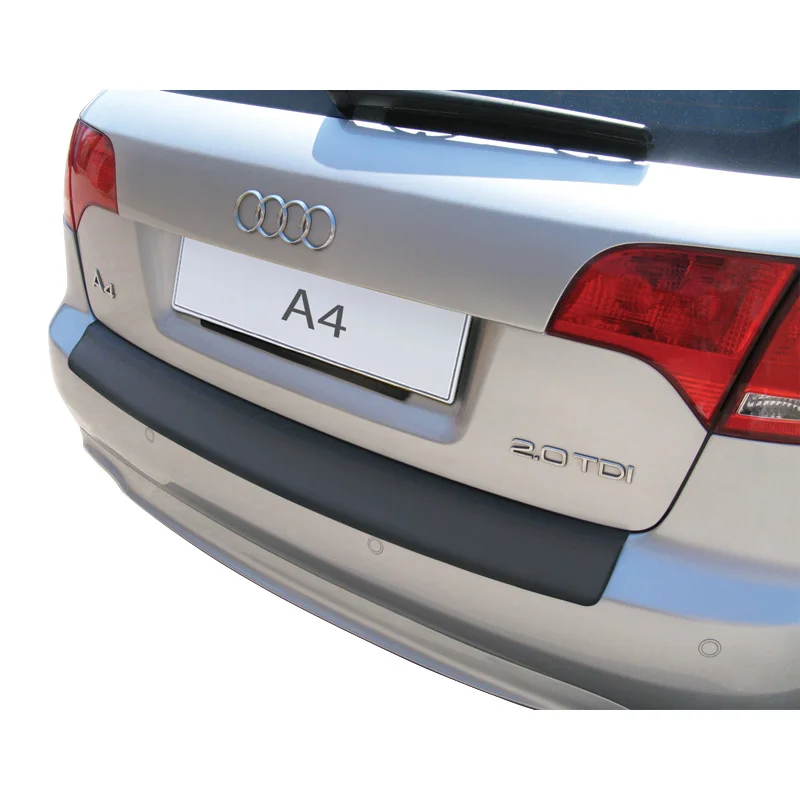 RGM ABS Achterbumper beschermlijst passend voor Audi A4 B7 Avant 2004-2008 Zwart