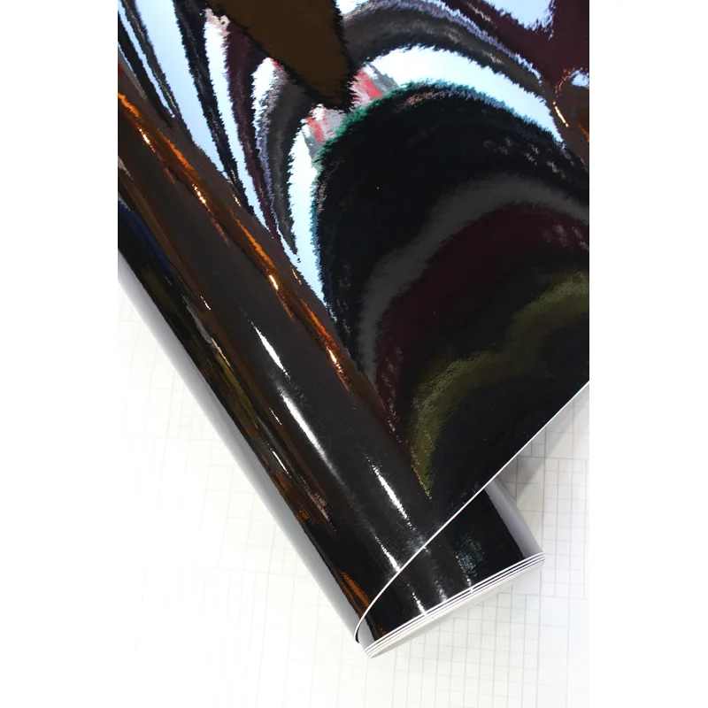 AutoStyle Car Wrapping Folie – Glanzend Zwart – 152x200cm