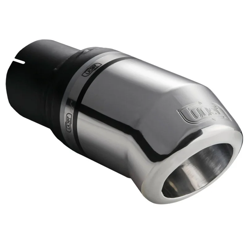 Ulter Sport Uitlaatsierstuk - Rond Ø80mm Down - Lengte 120mm - Montage ->60mm - RVS