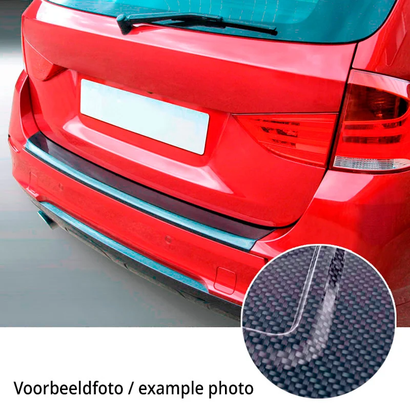 RGM ABS Achterbumper beschermlijst passend voor Skoda Kamiq Facelift 07/2024- Carbon Look