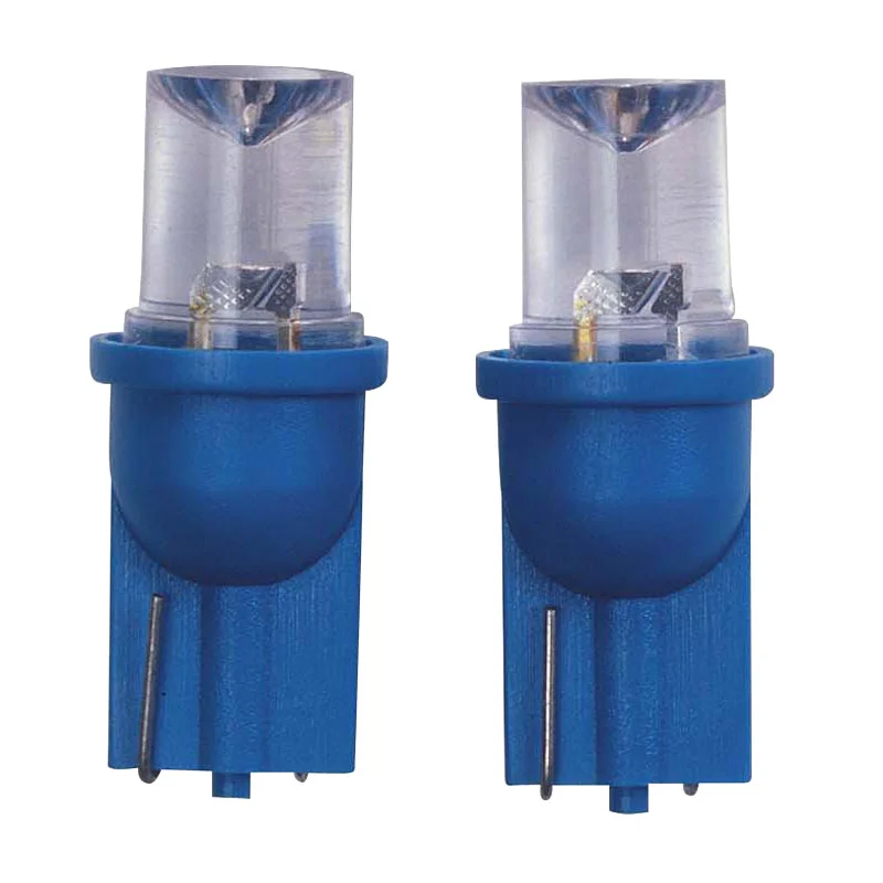 AutoStyle T-8 LED Lampen 12V Blauw Wide-Angle, set à 2 stuks