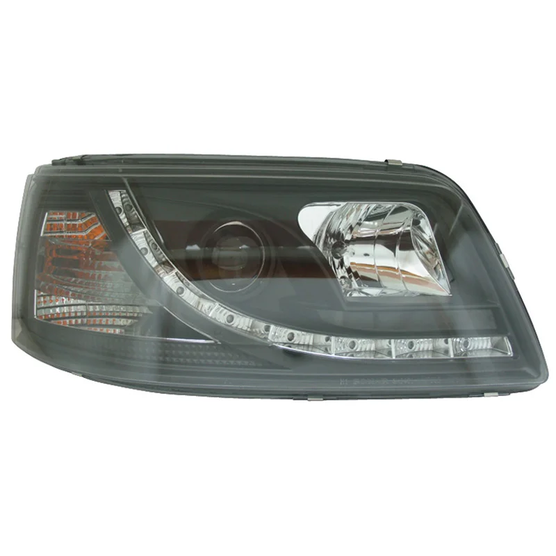 AutoStyle Set Koplampen incl. DRL passend voor Volkswagen T5 2003-2010 – Zwart