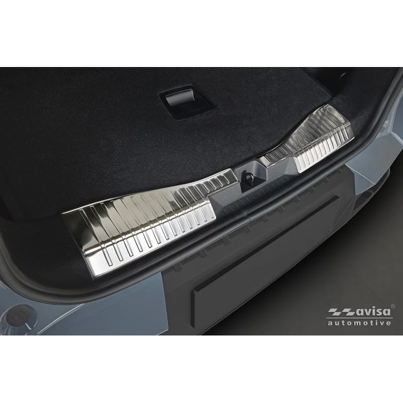 Avisa RVS Achterbumperprotector passend voor Opel Grandland II 2024- - Zilver - 2-delig