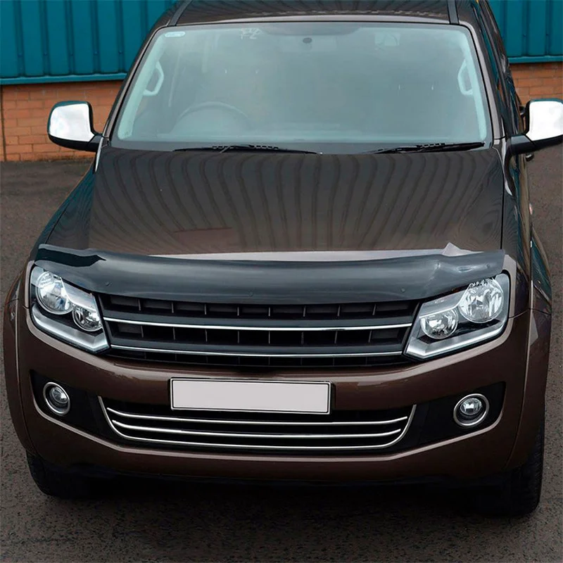 Oneway Motorkapbeschermer (steenslagcover) passend voor Volkswagen Amarok MK1 2010-2022 – Glanzend zwart