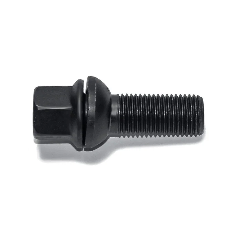 H&R Wielbout bolkonisch met beweegbare ring R13 M14x1.50 – Lengte 36mm – Zwart (bv. passend voor Audi S5)