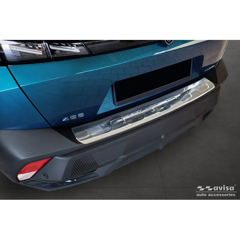 Avisa RVS Achterbumperprotector passend voor Peugeot 408 II Fastback 2023- - Zilver