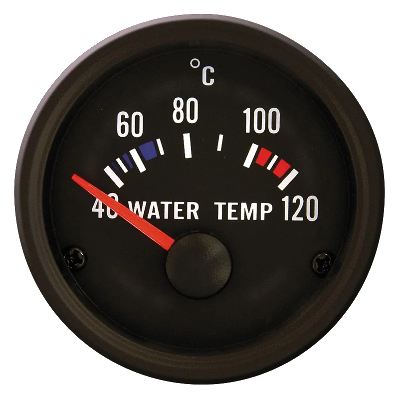 AutoStyle Performance Instrument Zwart Watertemperatuurmeter 40-120°C 52mm