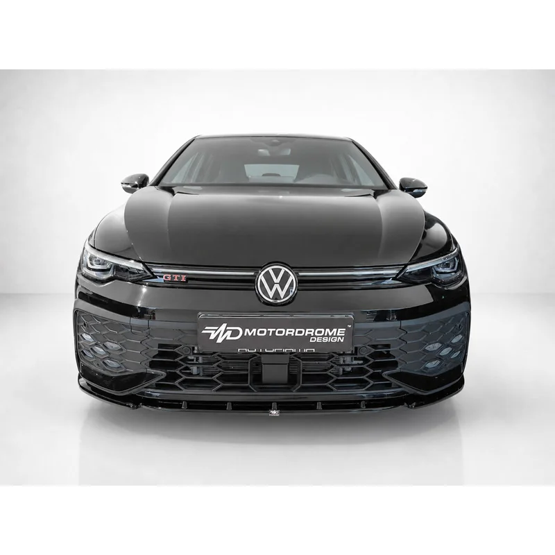 Motordrome Voorspoiler passend voor Volkswagen Golf 8 Facelift R-Line/GTE/GTI 2024- (ABS)