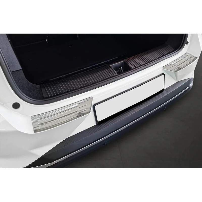 Avisa RVS Achterbumperprotector passend voor Renault Scenic E-Tech 2024- - Zilver - 2-delig