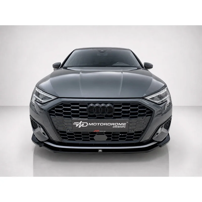 Motordrome Voorspoiler passend voor Audi A3 (8Y) Hatchback/Sportback 2020- (ABS)