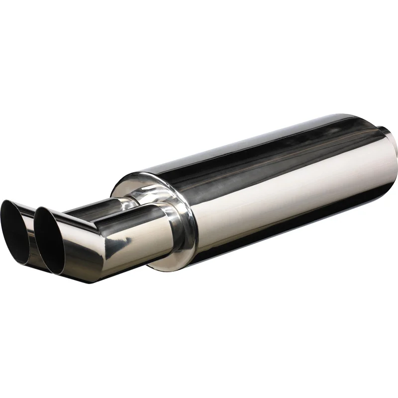 AutoStyle RVS Sportuitlaat Universeel – 2x76mm DTM