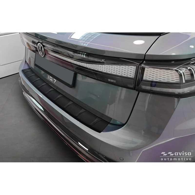 Avisa RVS Achterbumperprotector passend voor Volkswagen ID.7 Tourer 2024- - Matzwart