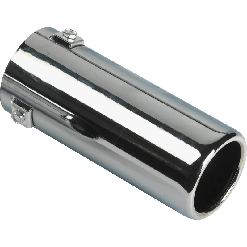 AutoStyle Uitlaatsierstuk Staal/Chroom - rond 70mm - lengte 170mm - 35-57mm aansluiting