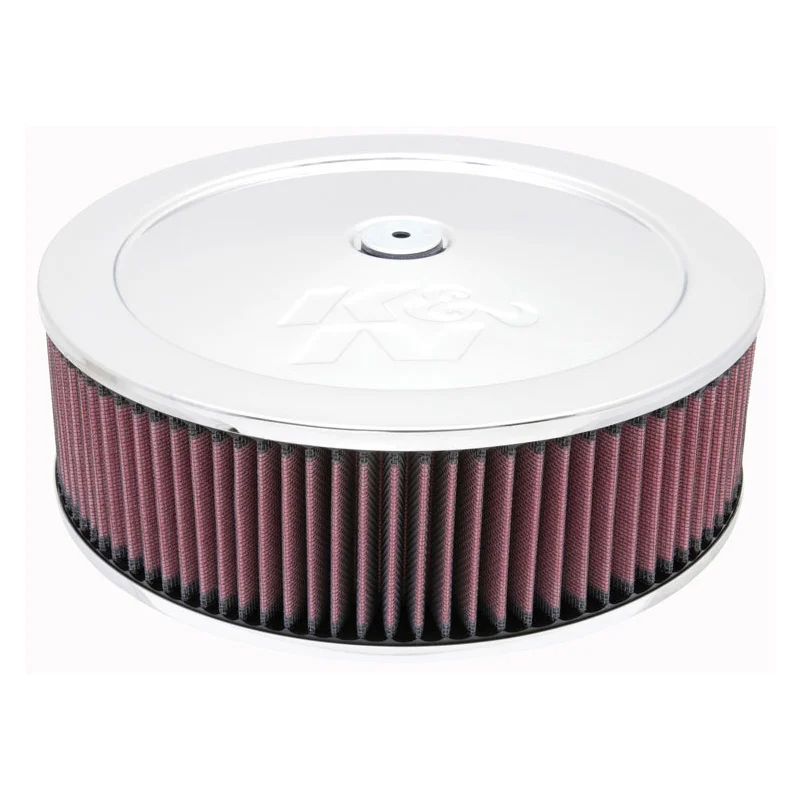 K&N luchtfilter rond – 186mm aansluiting, 279mm diameter, 114mm hoogte (60-1230)