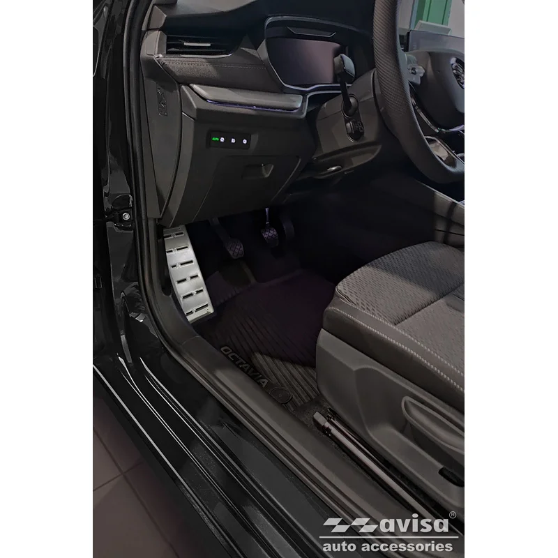 Avisa Stalen Voetsteun passend voor Skoda Octavia (NX_) (Liftback & Combi) 2020-2024 & FL 2024-