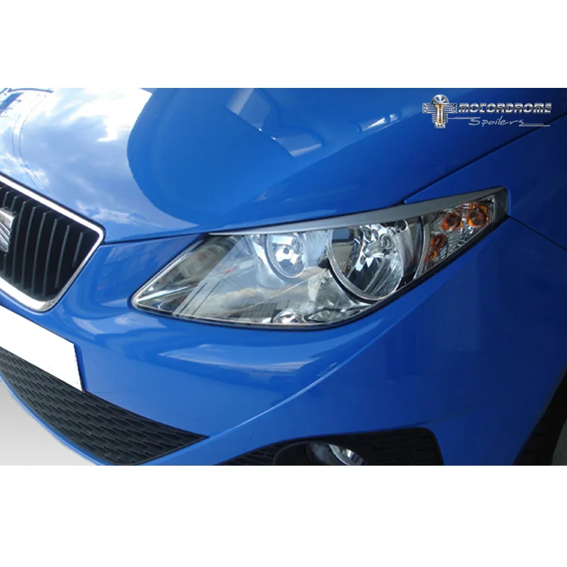 Motordrome Koplampspoilers passend voor Seat Ibiza 6J 3/5-deurs & ST 2008-2017 (ABS)