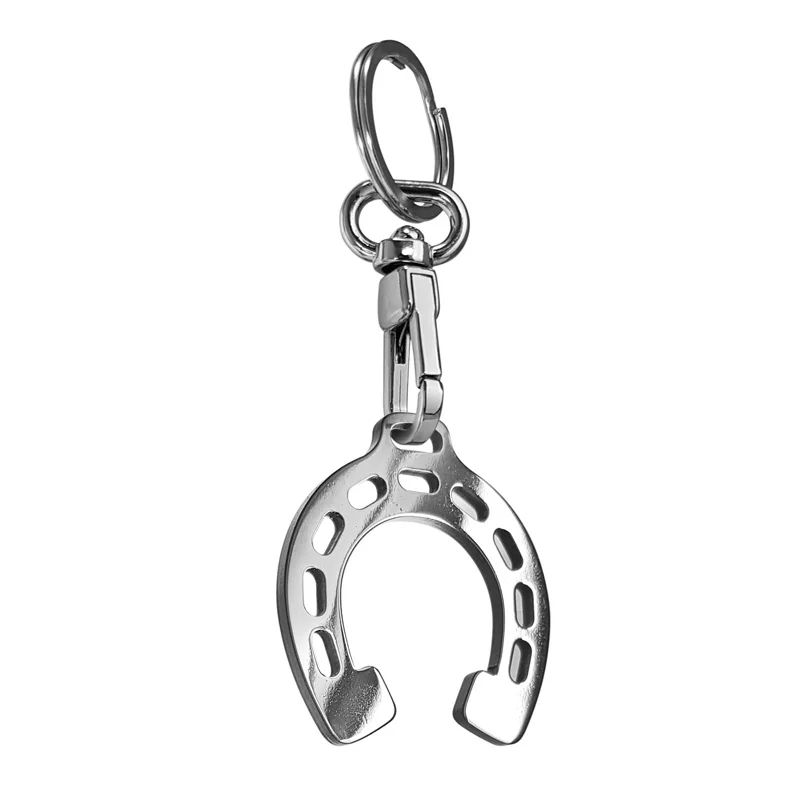 Avisa RVS sleutelhanger - 'Hoefijzer Groot' (Zilver)