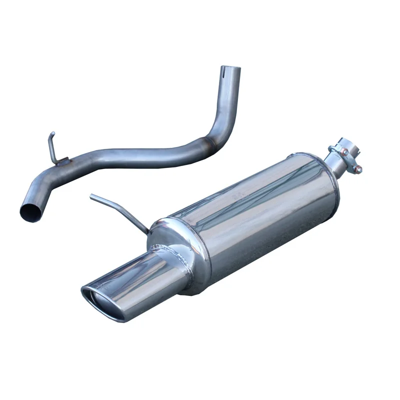 InoXcar 100% RVS Sportuitlaat passend voor Volkswagen Golf IV 1.6 (105pk) 1997- 120x80mm