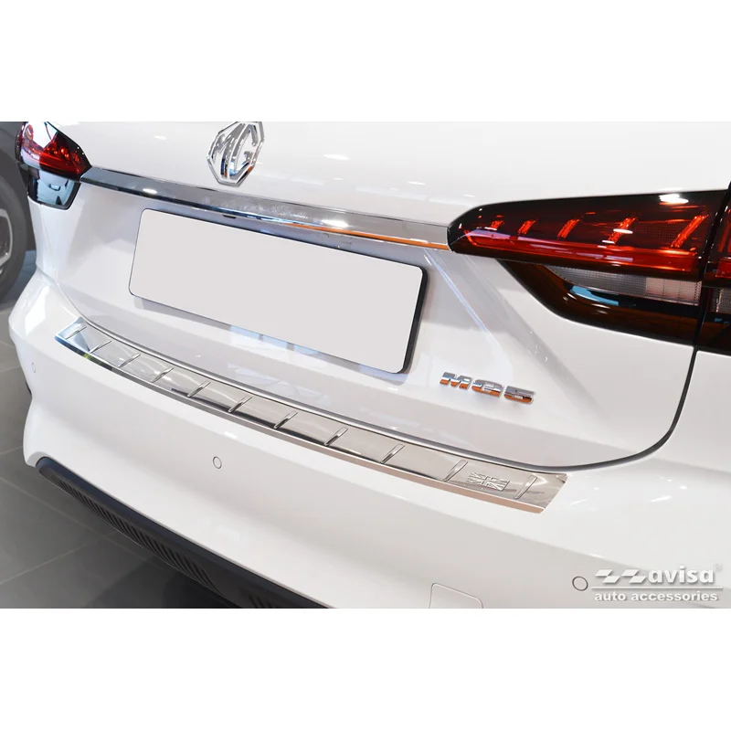 Avisa RVS Achterbumperprotector passend voor MG 5 SW (EV) 2022- - Zilver
