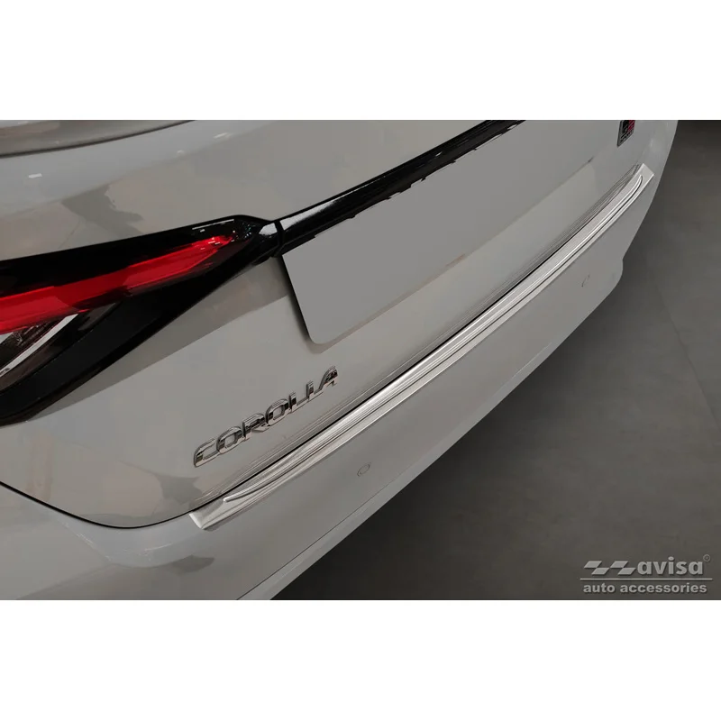 Avisa RVS Achterbumperprotector passend voor Toyota Corolla XII Sedan 2019- - Zilver