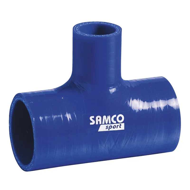 Samco Sport Samco Siliconen slang T-Piece 25mm - Lengte:102mm - Ø63mm - Blauw