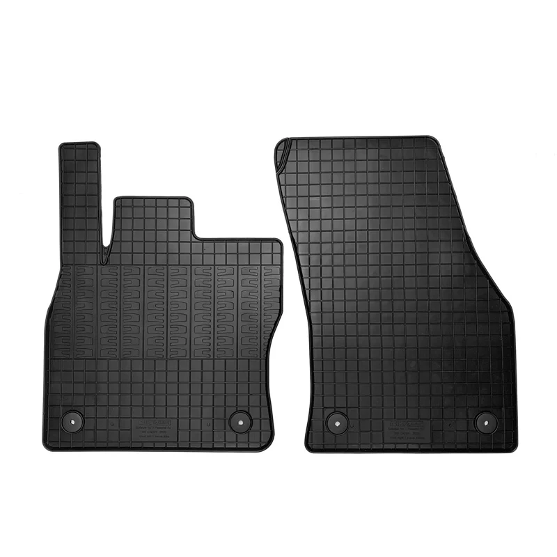 CIKCAR Rubber matten passend voor Volkswagen Caddy V Box 2020- (2-delig + montagesysteem)
