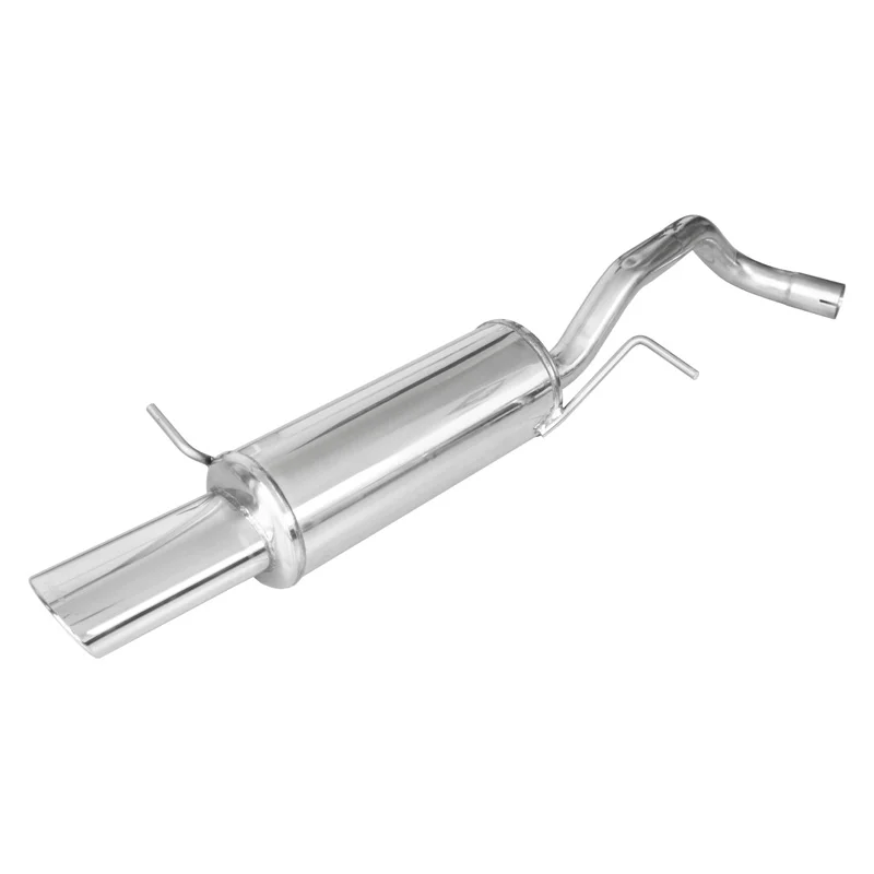InoXcar 100% RVS Sportuitlaat passend voor Volkswagen Polo 9N2 1.8T GTi (150pk) 2006- 120x80mm