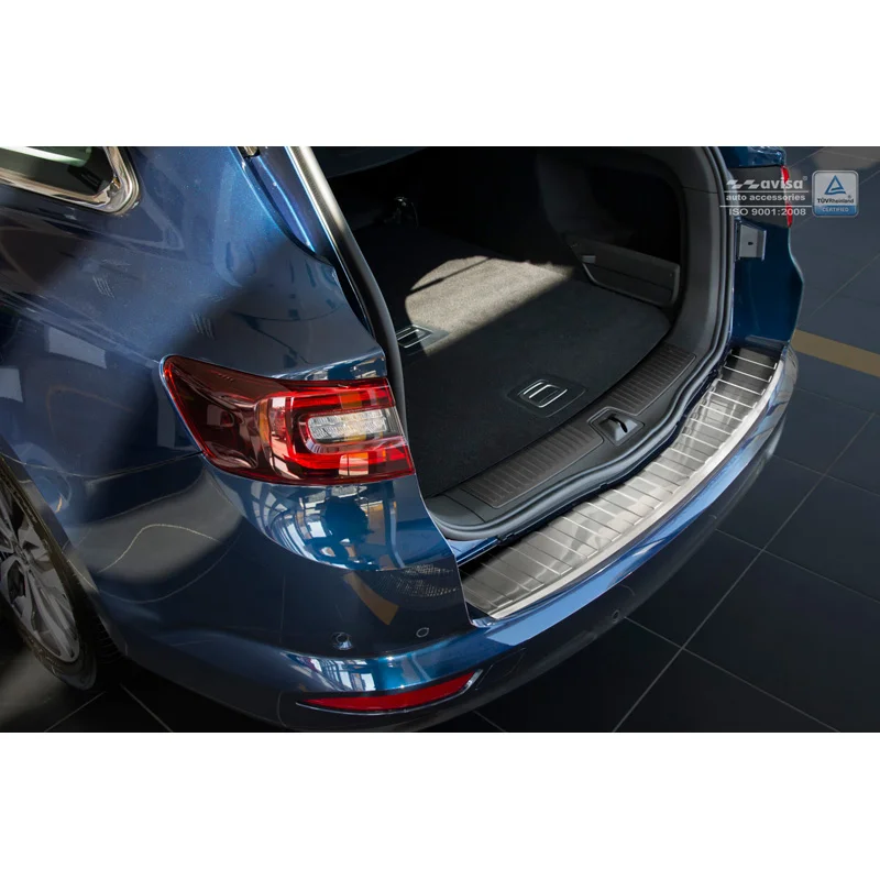 Avisa RVS Achterbumperprotector passend voor Renault Talisman Grandtour 2016-2020 & FL 2020- - Zilver