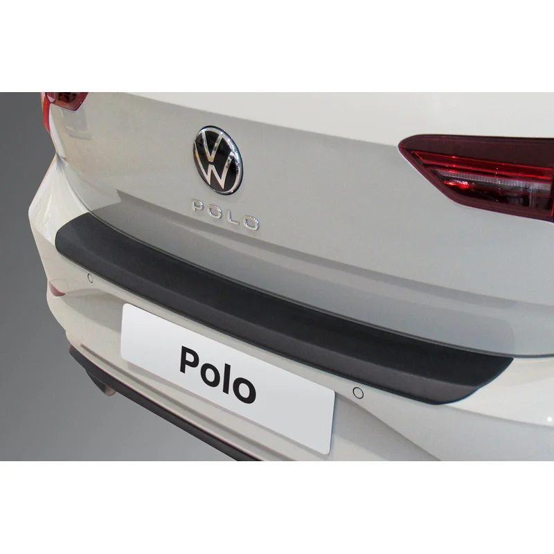 RGM ABS Achterbumper beschermlijst passend voor Volkswagen Polo VI 5-deurs Facelift 2021- Zwart