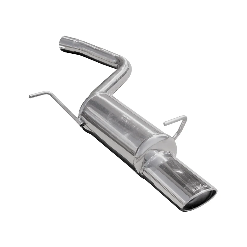 InoXcar 100% RVS Sportuitlaat passend voor Audi A4 8E 1.9 TDi (100pk) 2001- 120x80mm