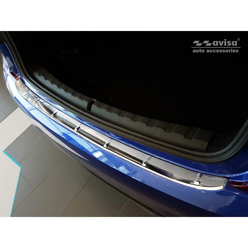 Avisa RVS Achterbumperprotector passend voor BMW 3-Serie G20 Sedan M-Pakket 2019- - Zilver