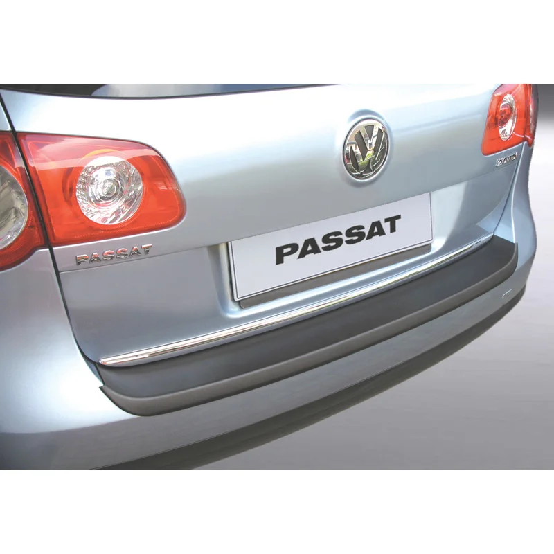 RGM ABS Achterbumper beschermlijst passend voor Volkswagen Passat 3C Variant 2005-2010 Zwart