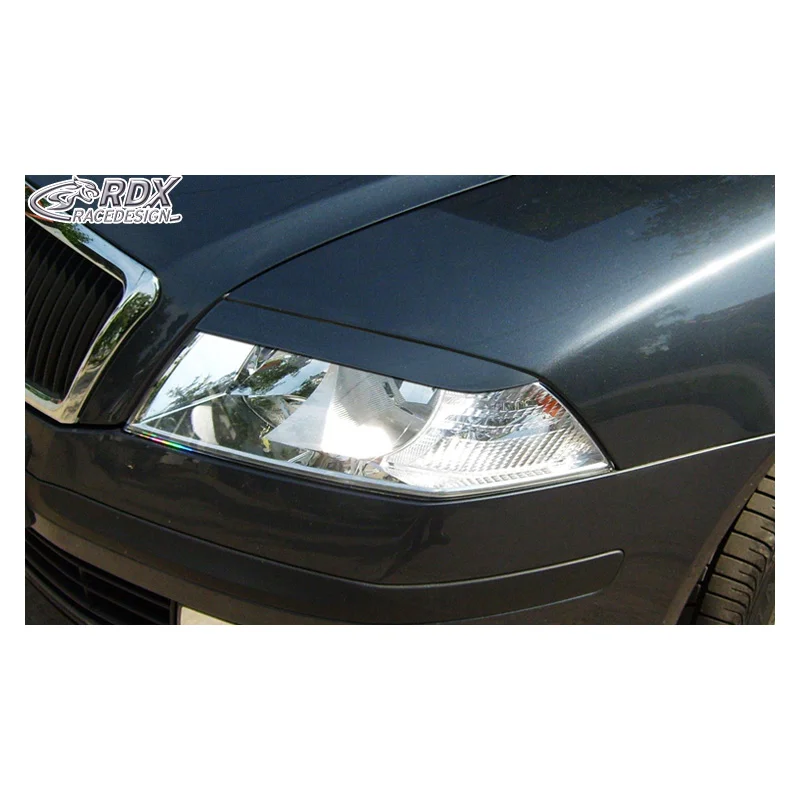 RDX Koplampspoilers passend voor Skoda Octavia II 2004-2008 (ABS)