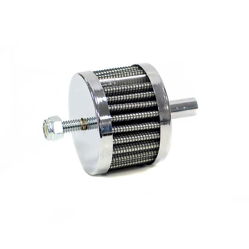 K&N Carterontluchtingsfilter - stalen onderplaat - 10mm aansluiting - Met bevestigingsbout (62-1090)