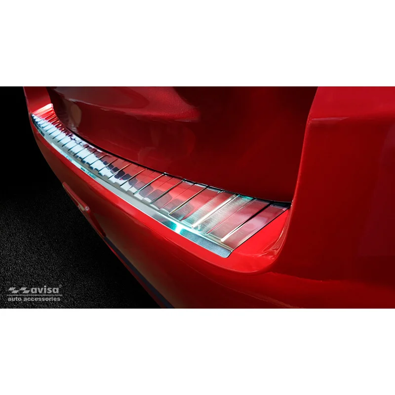 Avisa RVS Achterbumperprotector passend voor Mitsubishi ASX Facelift 2019- - Zilver