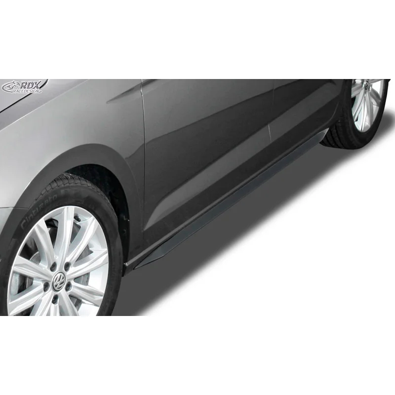 RDX Sideskirts ‘Slim’ passend voor Volkswagen Touran 5T 2015- (ABS zwart glanzend)