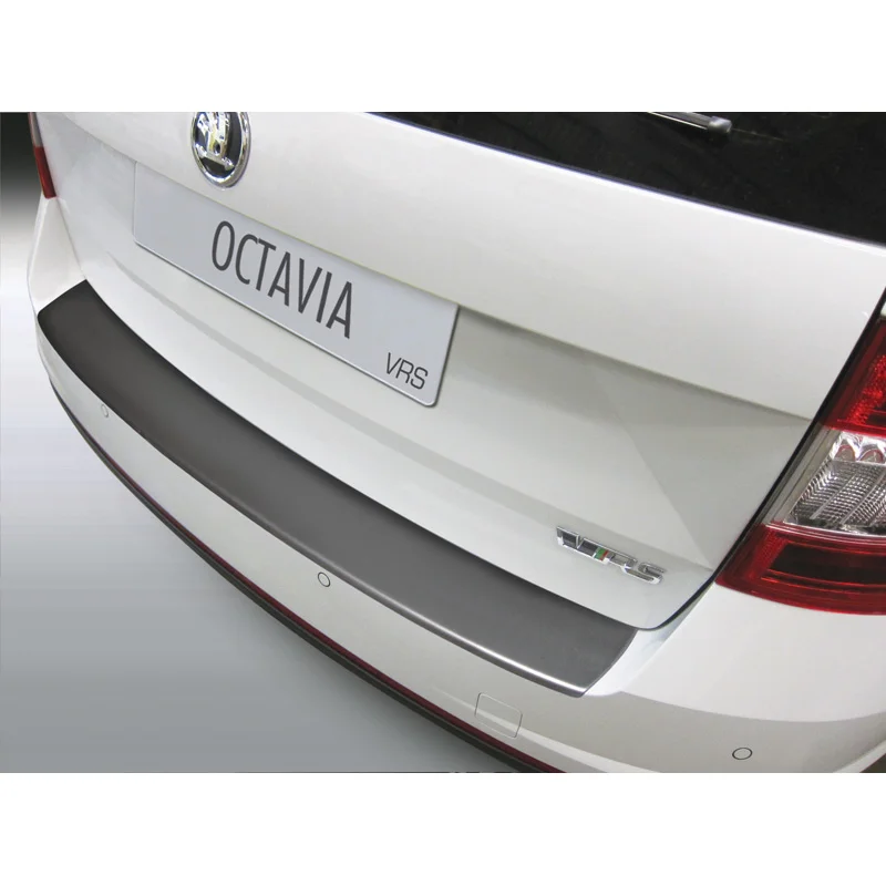 RGM ABS Achterbumper beschermlijst passend voor Skoda Octavia III RS Kombi 2013-2017 Zwart