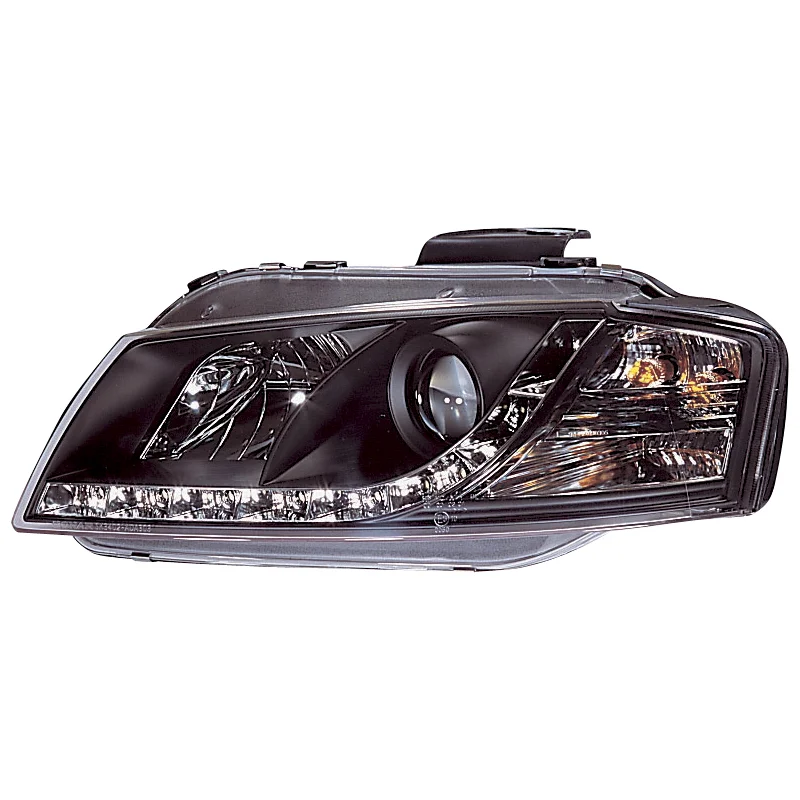 AutoStyle Set Koplampen incl. DRL passend voor Audi A3 8P 2003-2008 – Zwart