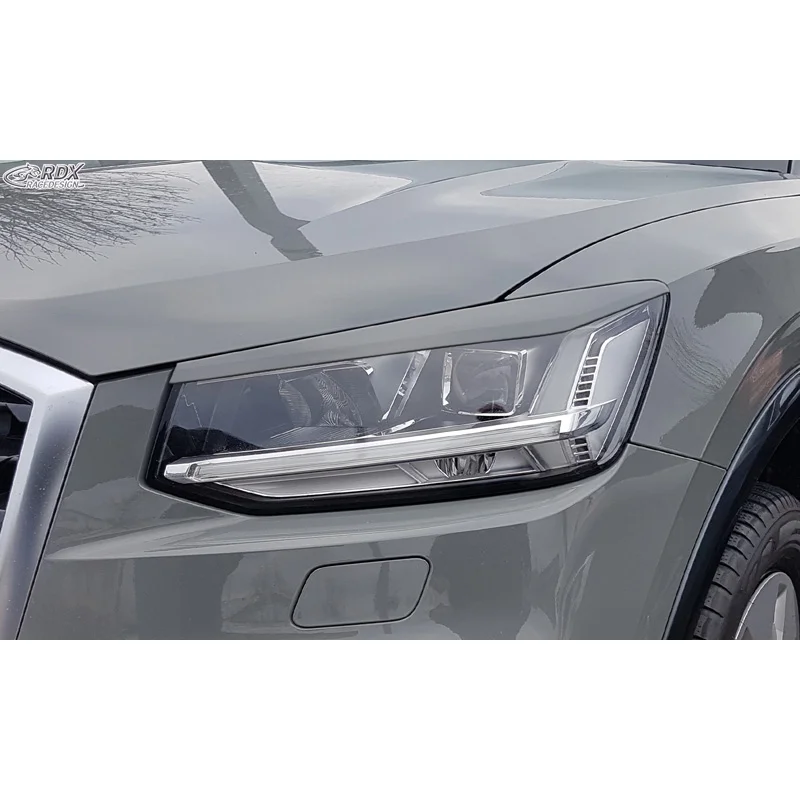 RDX Koplampspoilers passend voor Audi Q2 (GA) 2016- (ABS)