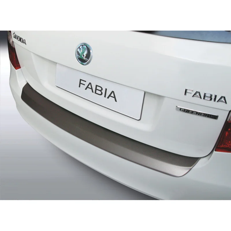 RGM ABS Achterbumper beschermlijst passend voor Skoda Fabia combi 2010-2014 Zwart