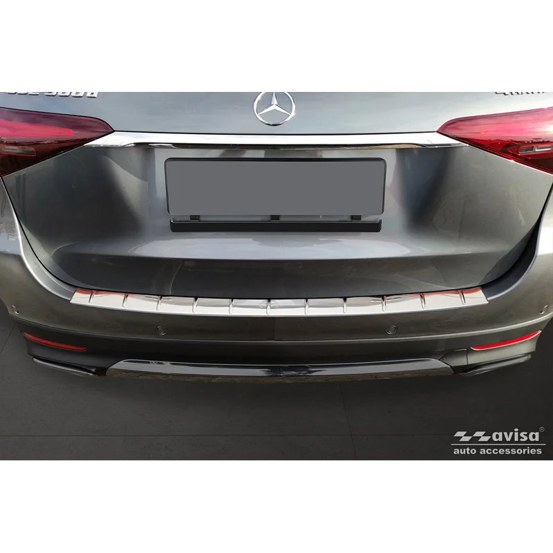 Avisa RVS Achterbumperprotector passend voor Mercedes GLE II (W167) Facelift excl. AMG 2023- - Zilver