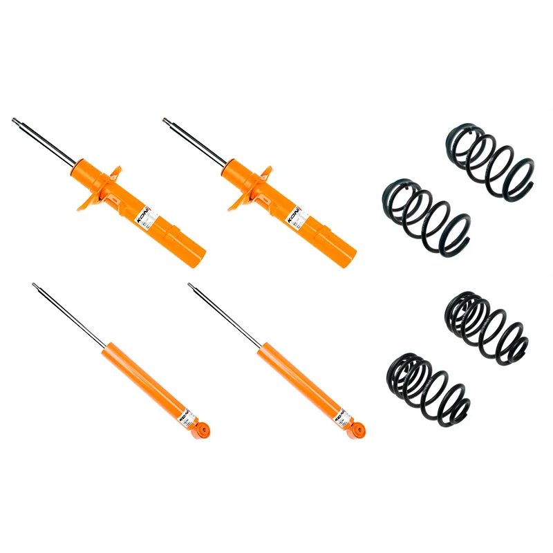 KONI Str.T kit passend voor Seat Leon 5F & Golf VII 55mm veerpoot & torsie-as achter / voor-as gewicht v.a. 1011kg (35mm) (1120-8434-1)